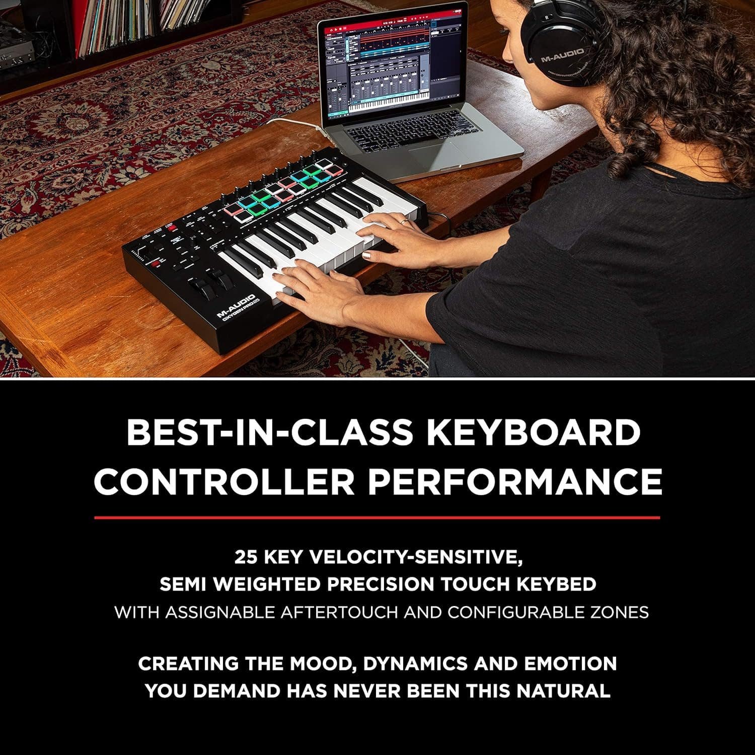 M-Audio Oxygen 25 MKV 25 Key USB Midi Keyboard Controller - Black
