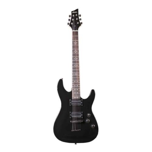 Hertz HZ-J200 Black 24 Jumbo Frets Electric Guitar