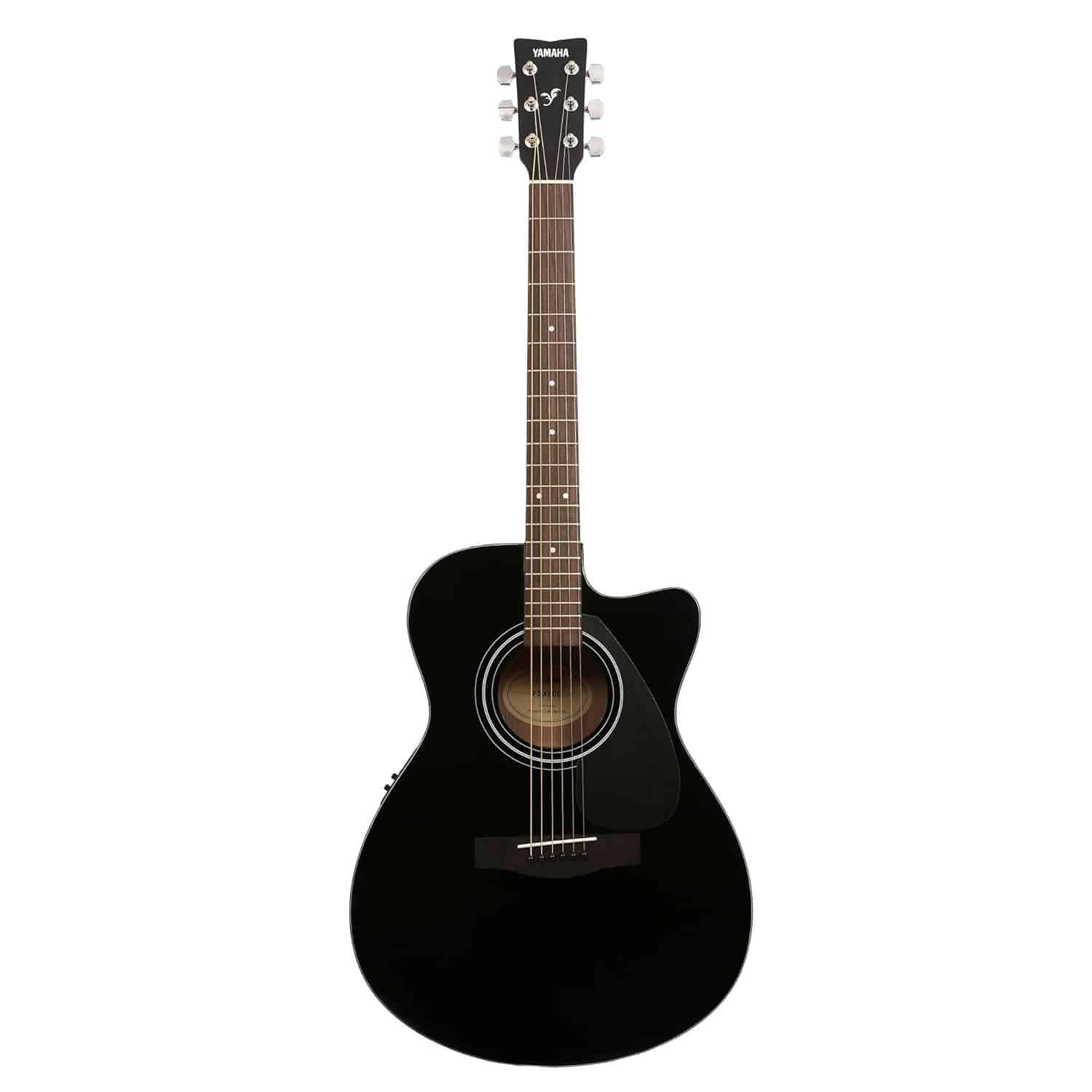 Yamaha FSX80C (Black) Concert Body Cutaway Acoustic-Electric Guitar