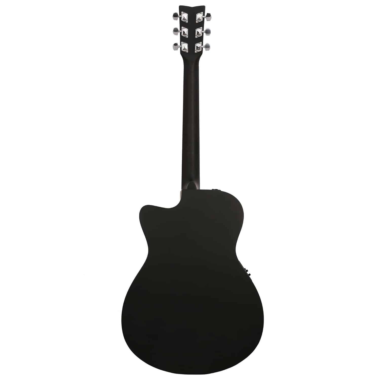 Yamaha FSX80C (Black) Concert Body Cutaway Acoustic-Electric Guitar