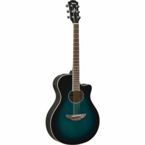 6860e93527331207741b0e47dfdf4685e5000a083348095d58eac-1.jpg YAMAHA APX600 Thin Body Rosewood Acoustic-Electric Guitar, Oriental Blue Burst