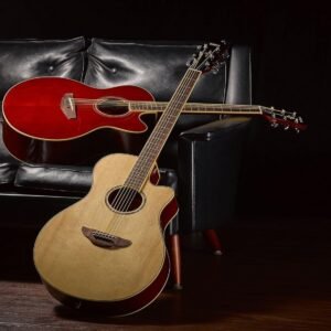 Yamaha APX600 thin Body Acoustic-Electric Guitar, Natural