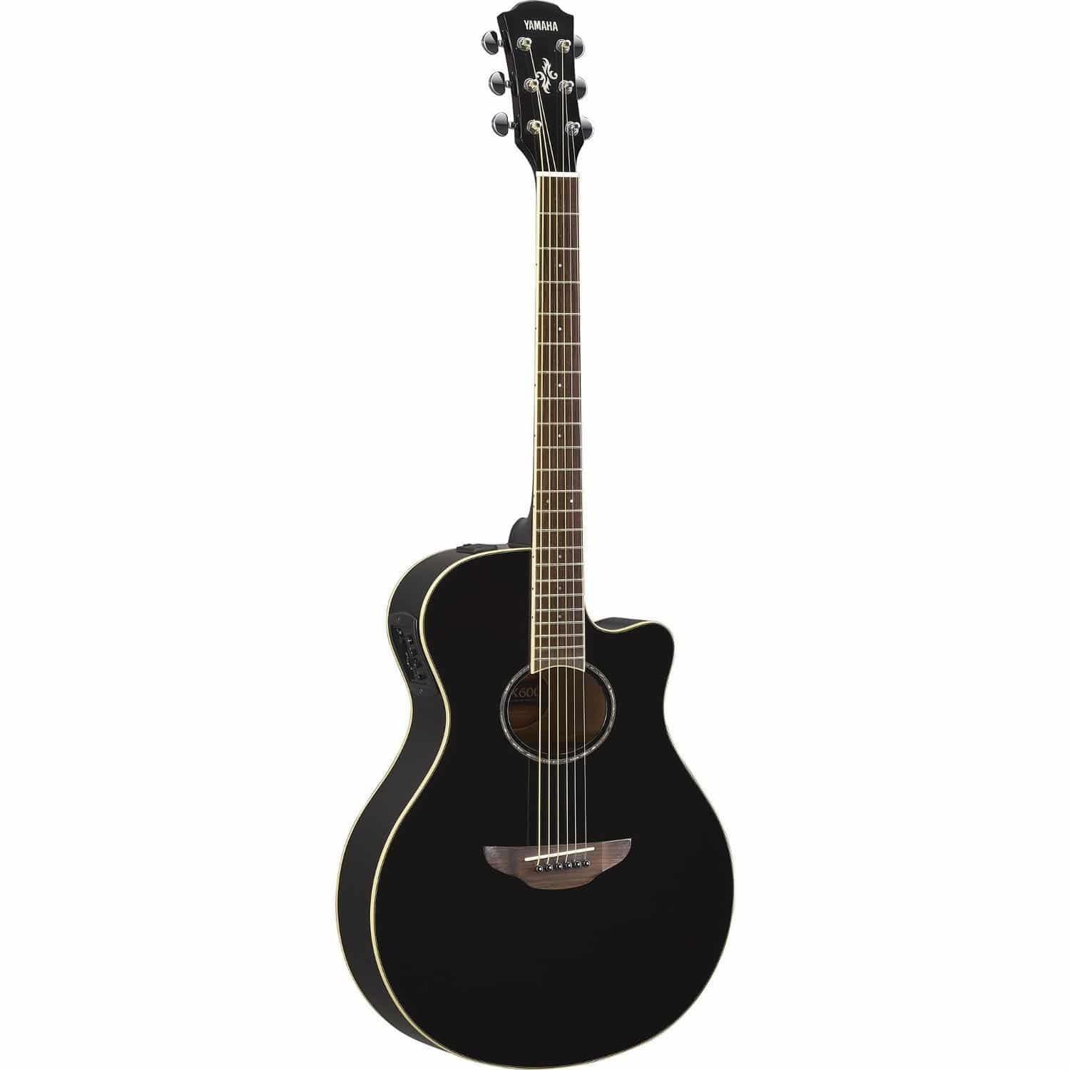 YAMAHA APX600 BL Thin Body Mahogany Wood Acoustic-Electric Guitar, Black