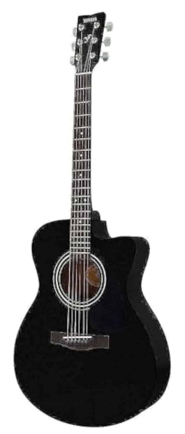 YAMAHA FS100C Spruce Acoustic Guitar, Black