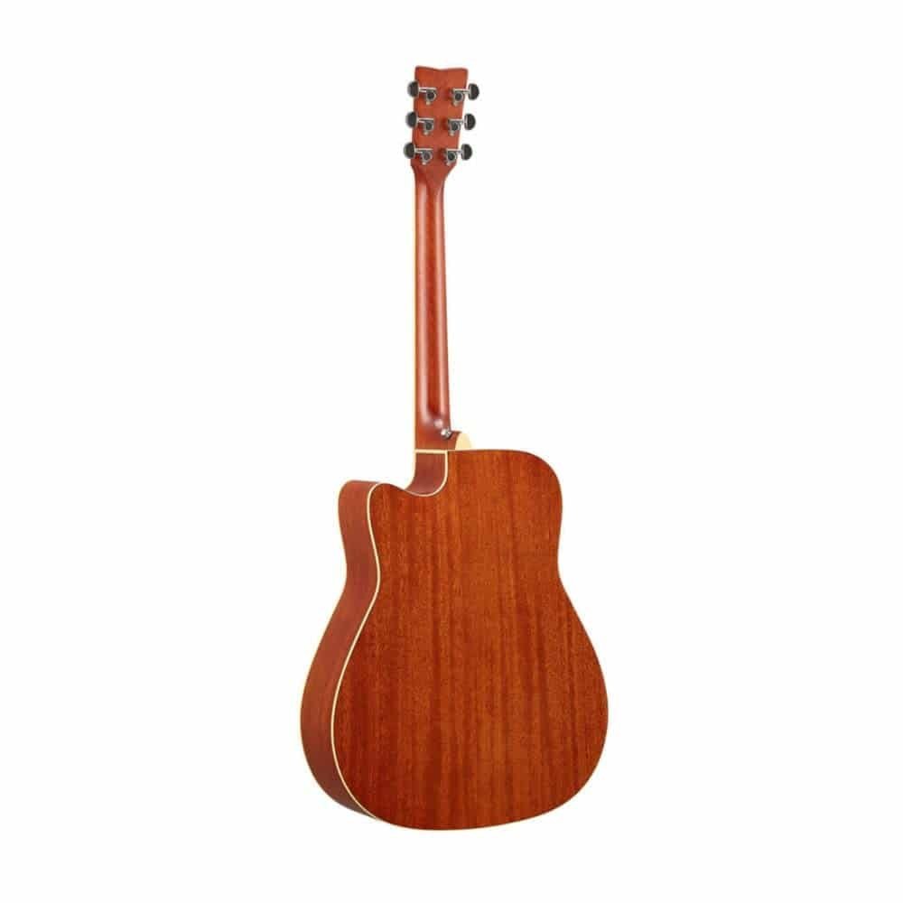Yamaha FGC-TA TransAcoustic Dreadnought Guitar - Vintage Tint