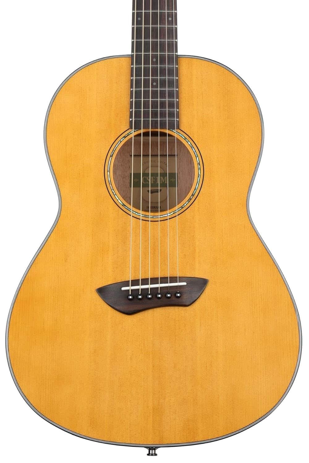 Yamaha CSF1M VN Parlor Size Acoustic Guitar, Vintage Natural