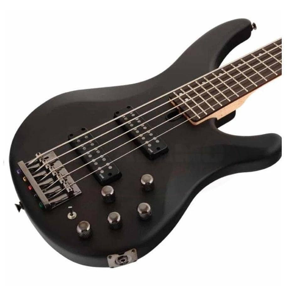 6860ebcd7e98bede9324651ea9fc0c66092802c87b6de57c3096a.jpg Yamaha TRBX505 5-String Electric Bass Guitar, Translucent Black