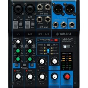 Yamaha MG06X 6-Input Compact Stereo Mixer