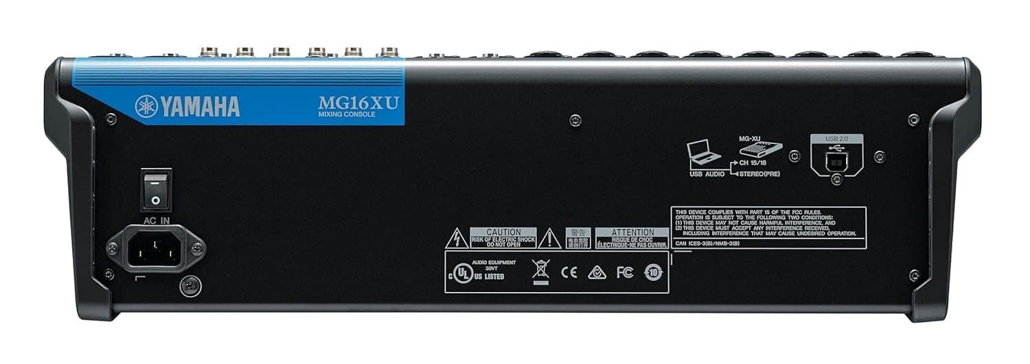 6860ecbf2cca904191ac911f10dff1fe16bc08db424164e471b51.jpg Yamaha MG16XU 16-Input 6 Bus Mixer