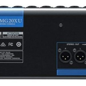 6860ecf774c5acba943c00c8d98c55b4f635acb0ea1f0b30d0e22.jpg YAMAHA MG20XU Analog Mixer with built-in digital effects and USB (12 XLR + 4 Stereo + Effects + USB)