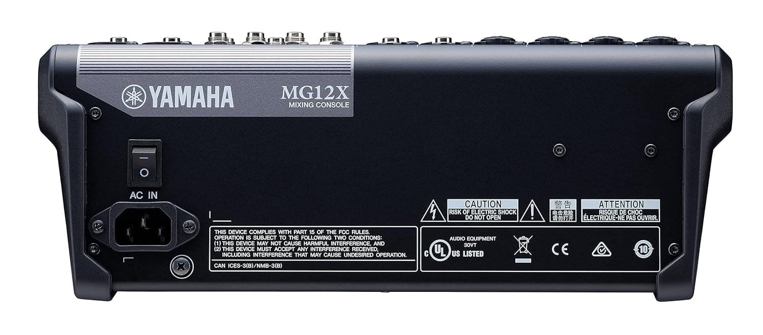6860ed2a4788cd330ea26cd0a25793552ae26892d2805b9959c09.jpg Yamaha MG12X 12-Channel Analog Mixer
