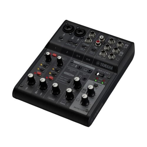 6860edf71ff151ca8dc1c8d75a3ac110438aa4111bc3bb479e7a8-1.jpg Yamaha AG06MK2 Live Streaming Mixer Black