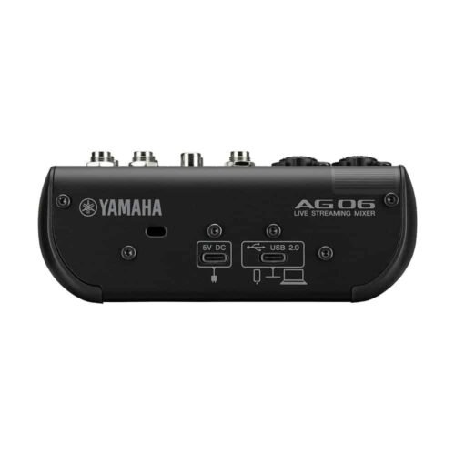 6860edf90b17a810b86a914c4422f10ef80e3221bd0301ed057ab.jpg Yamaha AG06MK2 Live Streaming Mixer Black