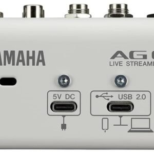 YAMAHA AG03MK2 Live Streaming Mixer - AG03MK2 - White