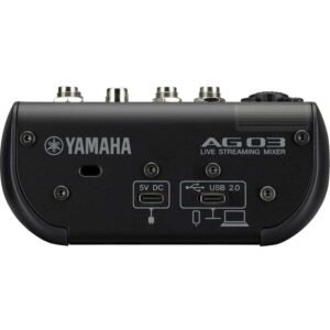 YAMAHA AG03MK2 Live Streaming Mixer - AG03MK2 - Black