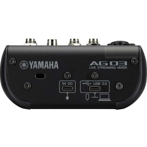 YAMAHA AG03MK2 Live Streaming Mixer - AG03MK2 - Black