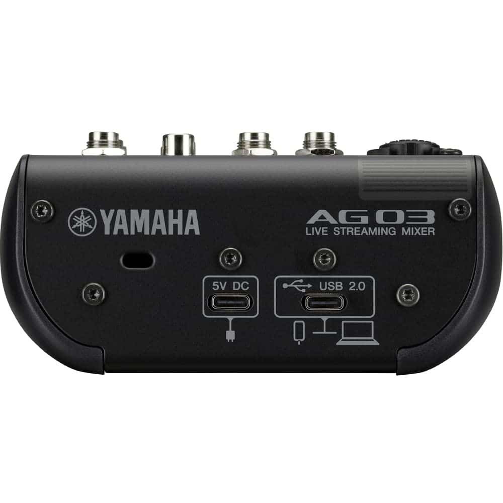 6860ee3e0be65a35bed361ae4ee931f601486c8b1e535c48834e5.jpg YAMAHA AG03MK2 Live Streaming Mixer - AG03MK2 - Black