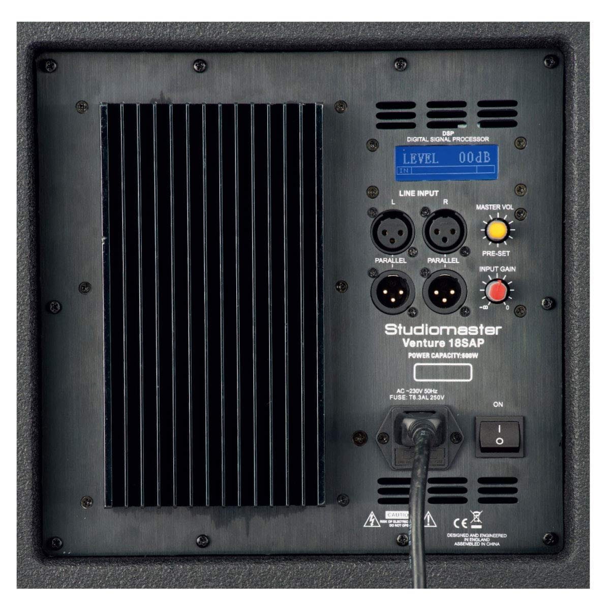 68653e0e2293f53cc6ae729ea11da36c021fdefb63e1067336395.jpg Studiomaster Venture 18SAP Active Subwoofer