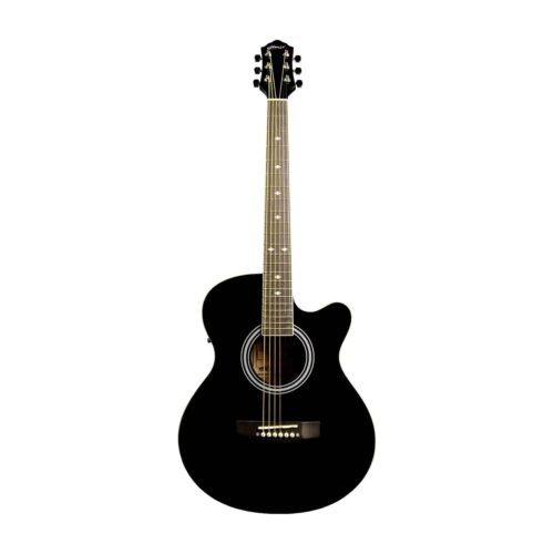 Hertz HZA4000 Electro-Acoustic Guitar Black
