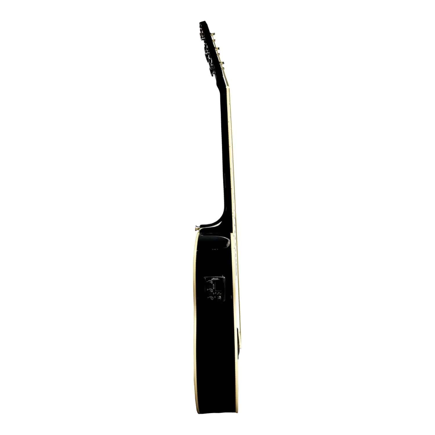 Hertz HZA4000 Electro-Acoustic Guitar Black