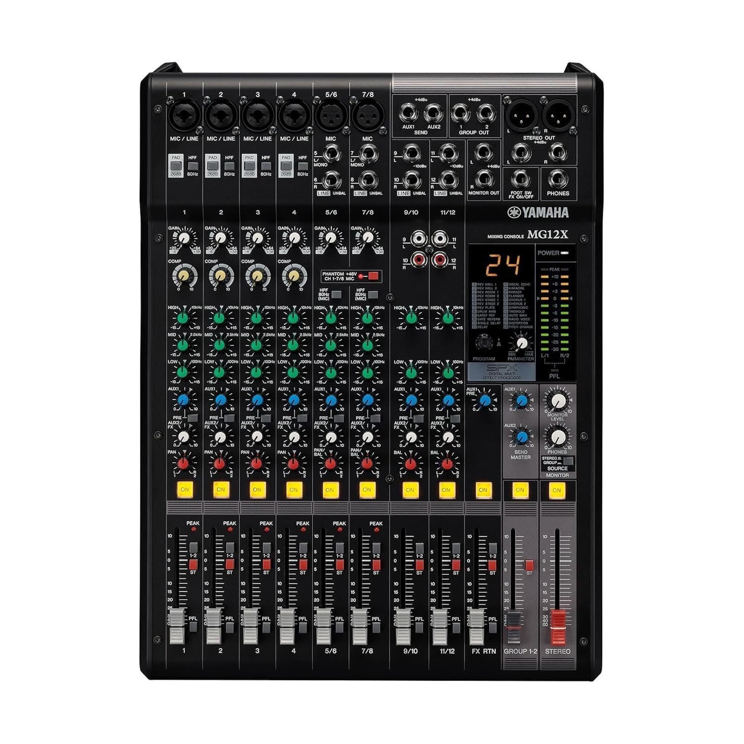 Yamaha MG12X CV 12-Channel Stereo Mixer