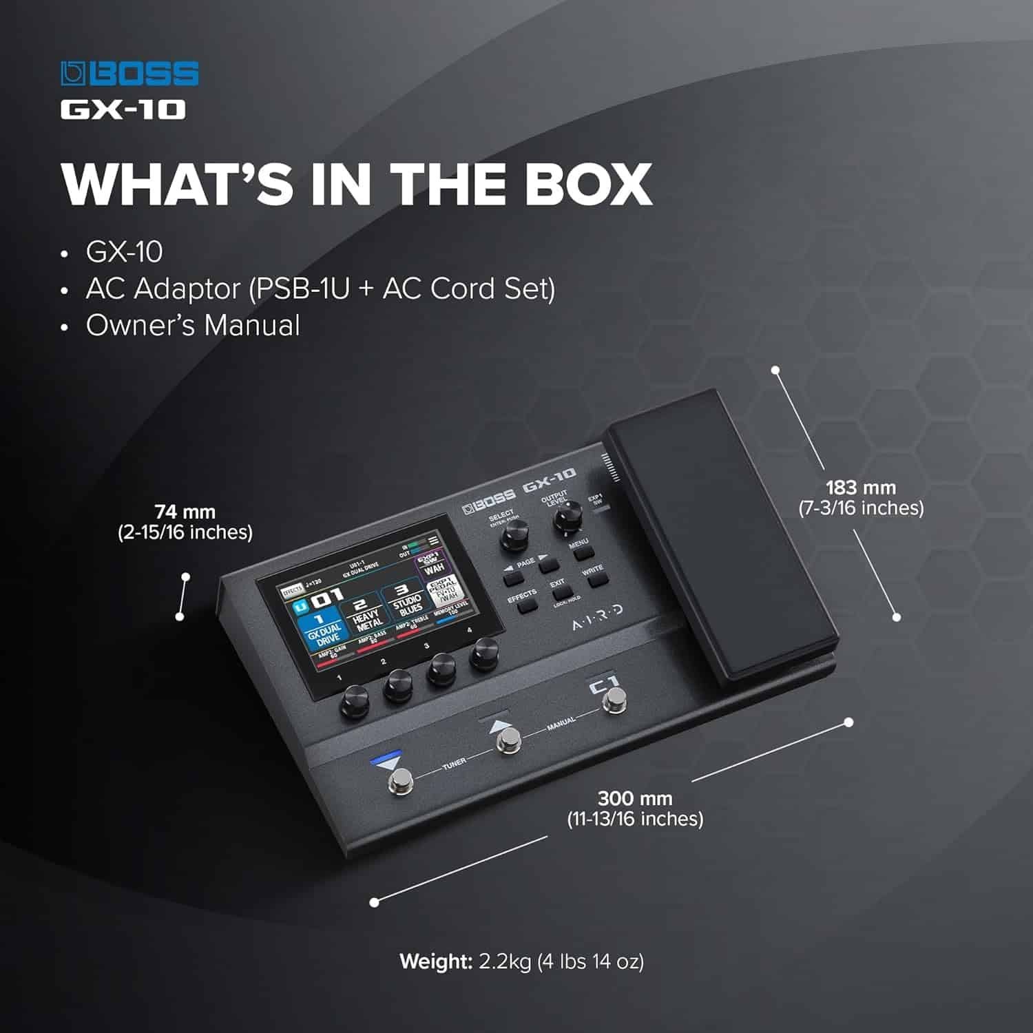 BOSS GX-10 Guitar Effect Processor