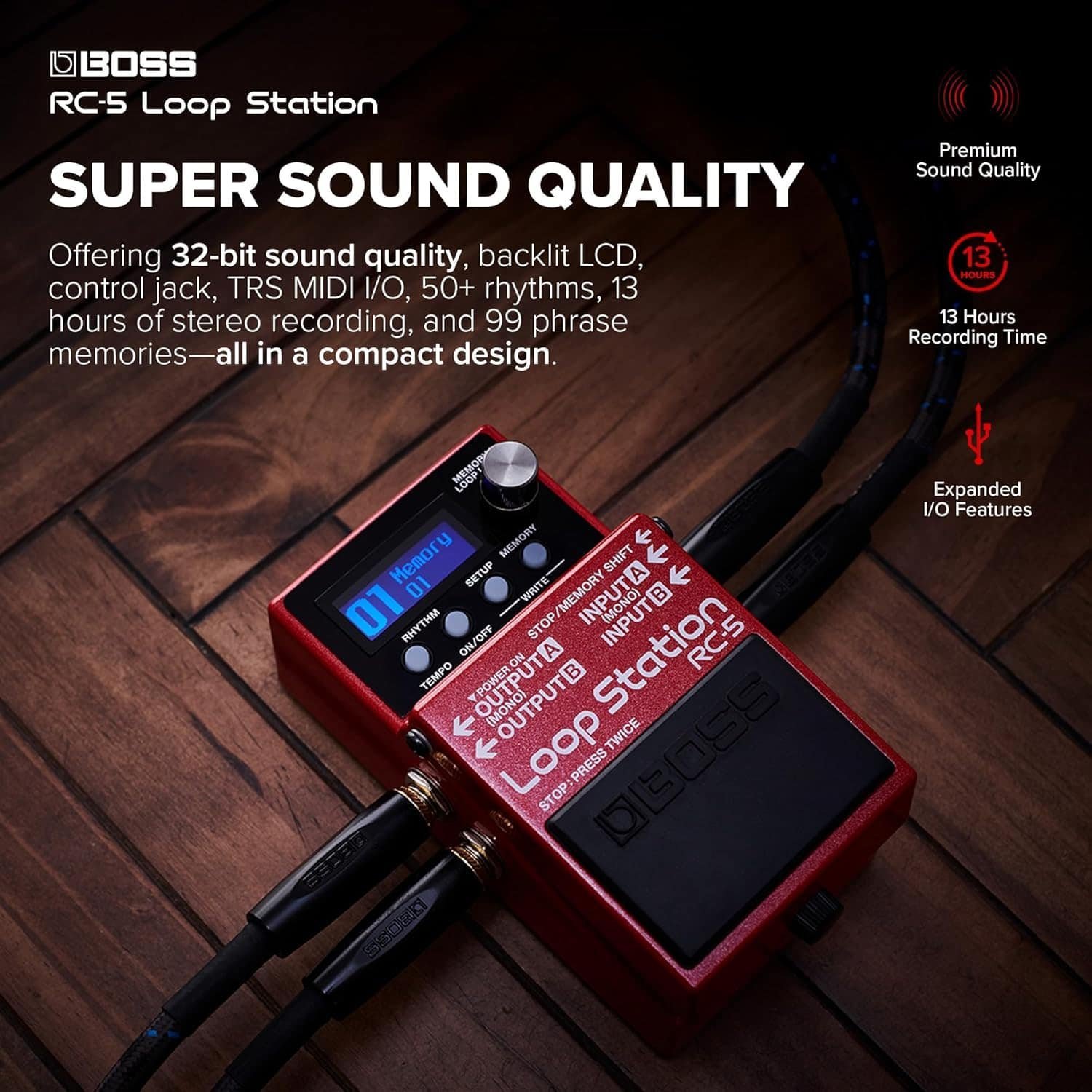 687fdf94eaf3db6e0b030bd95e9e9e8f55abdbb414b2ceb082100.jpg Boss RC-5 Loop Station Pedal