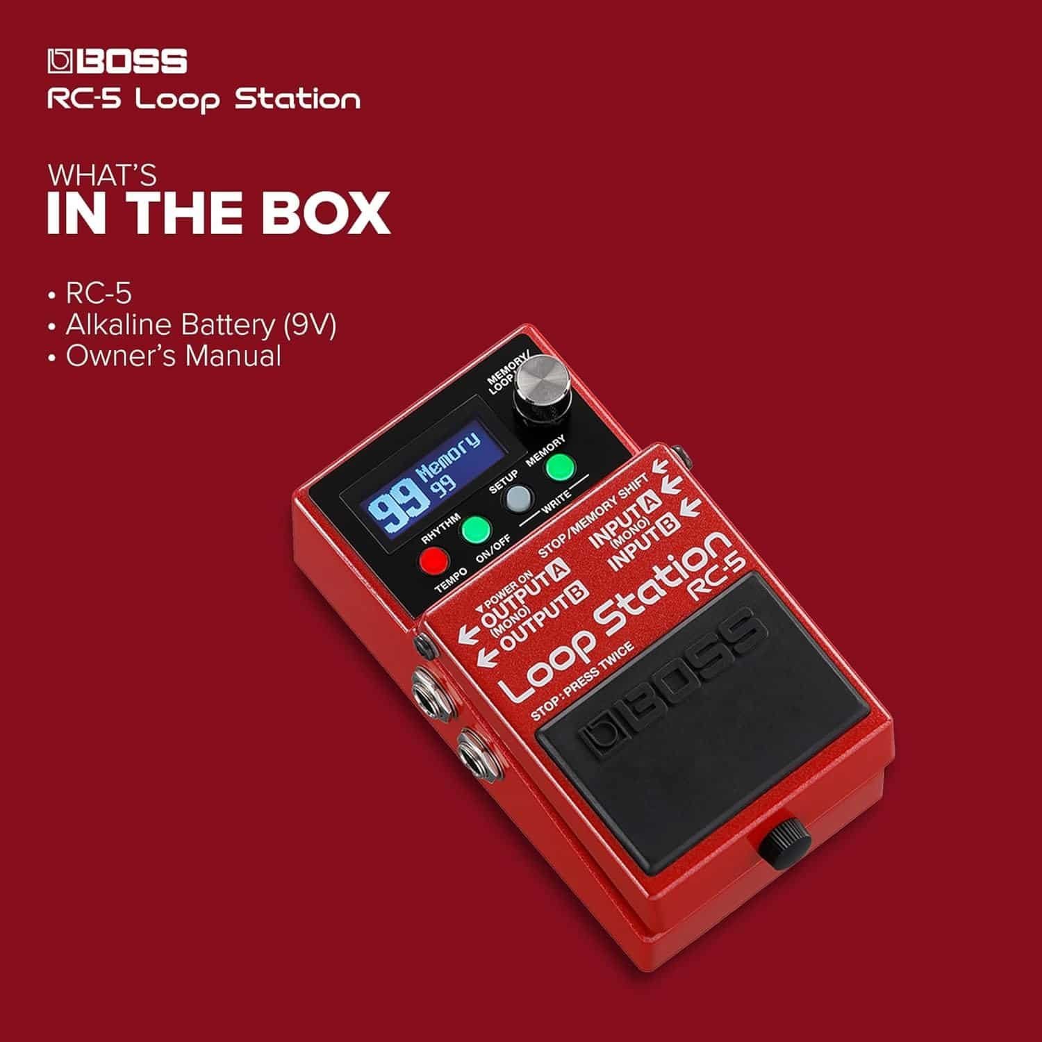 687fdf98ad9e327e9e34bdbbae488e4829a95922d91b0c6914ec9.jpg Boss RC-5 Loop Station Pedal