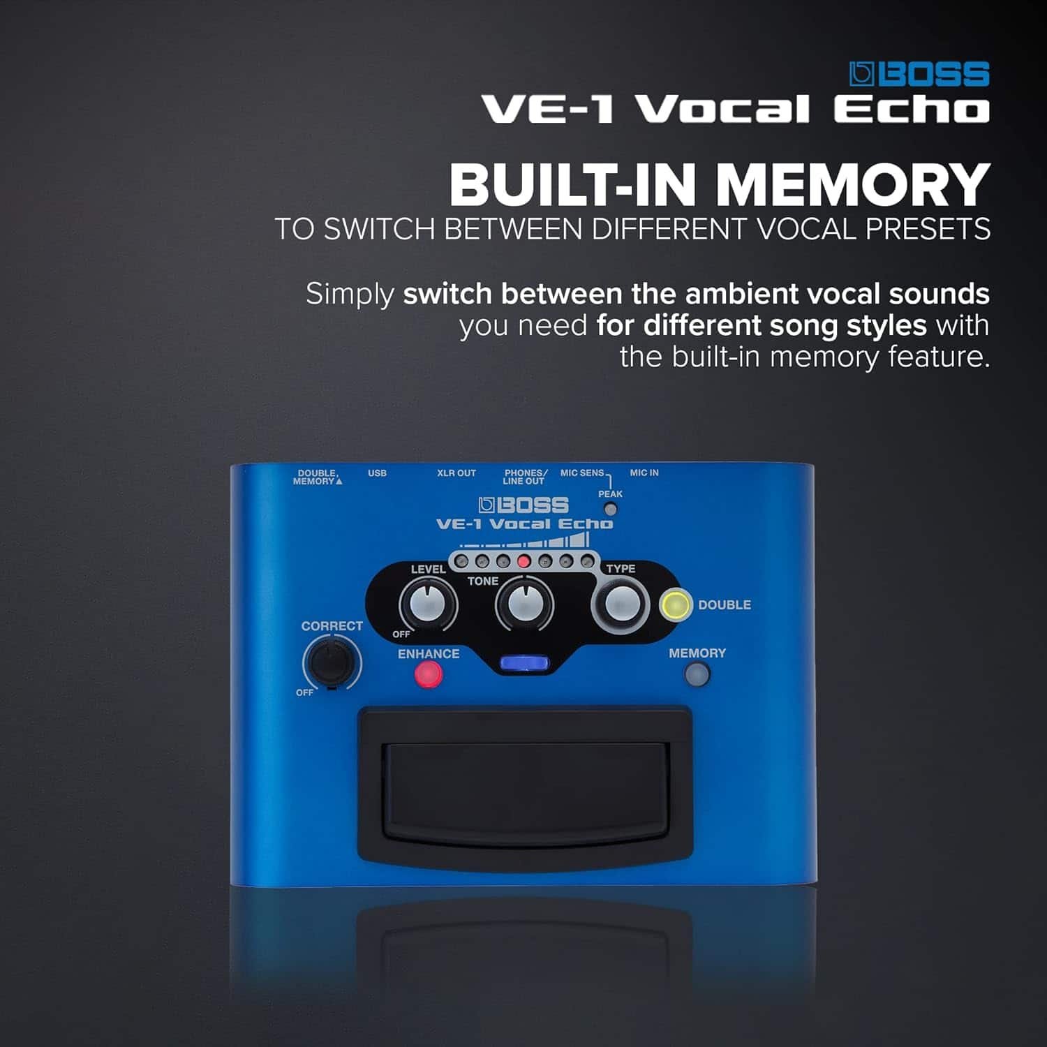 Boss VE-1 Vocal Echo Effects Processor