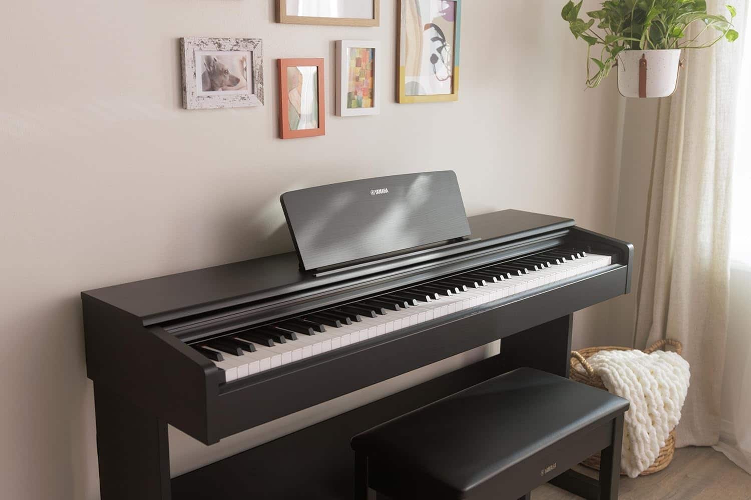 688751ccee010b809f224fceea4eb07ec9eae2d3a59599816e3d2.jpg Yamaha Arius YDP-105R 88-Key Digital Piano With Adaptor PA150 - Rosewood