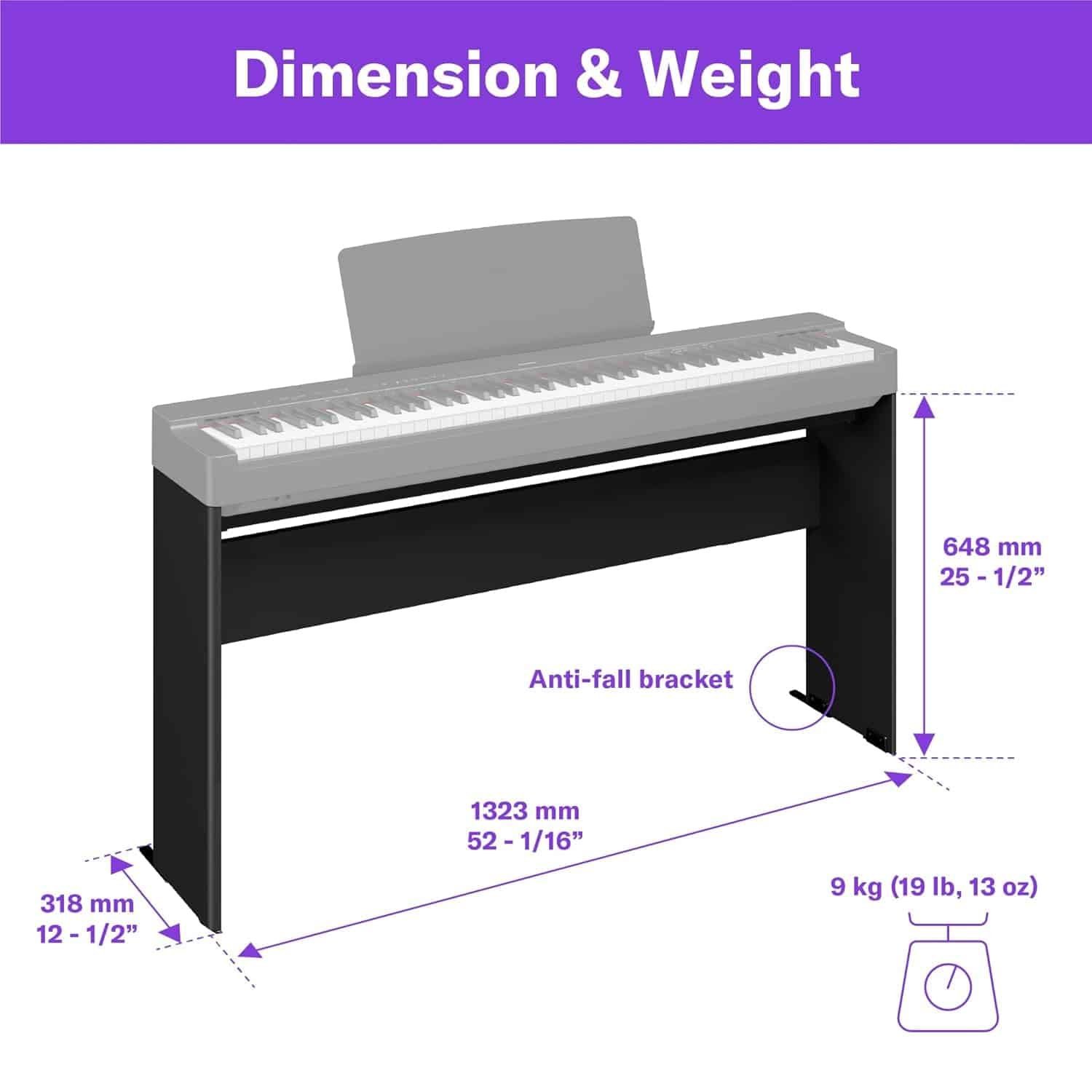 688752c0804106e0c1b8d8d79cc72eb387adcf2fa52ed8f75ae95-1.jpg Yamaha L-200B Digital Piano Stand for P-225 Piano