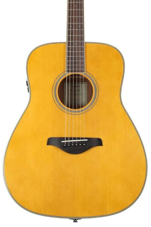 Yamaha FG-TA Transacoustic Guitar w/ Chorus and Reverb, Vintage Tint