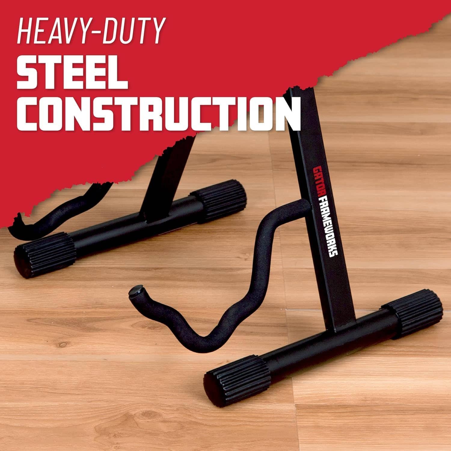 6892479ce66862b0b8309a8b7b076cf658814239954f61bb2f7db.jpg Gator GFW-GTRA-4000 'A' Style Guitar Stand