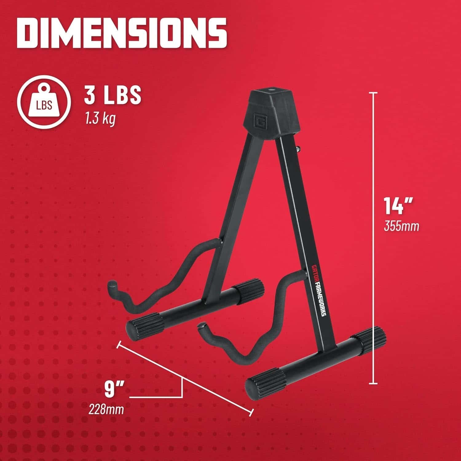 6892479e64d72ebf6e192a31f0ff90c3e32171d0dc5e8fb26e631-1.jpg Gator GFW-GTRA-4000 'A' Style Guitar Stand