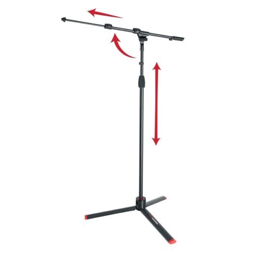 689247a05c5b9dd4ca032c6fc551645da38b131e7ed32cc8870f7.jpg Gator Cases GFW-ID-MIC Frameworks ID Series Tripod Microphone Stand with Boom Arm
