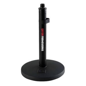 Gator Frameworks GFW-MIC-0600 Weighted Round Based Short Desktop Mic Stand