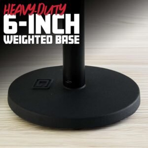 Gator Frameworks GFW-MIC-0600 Weighted Round Based Short Desktop Mic Stand