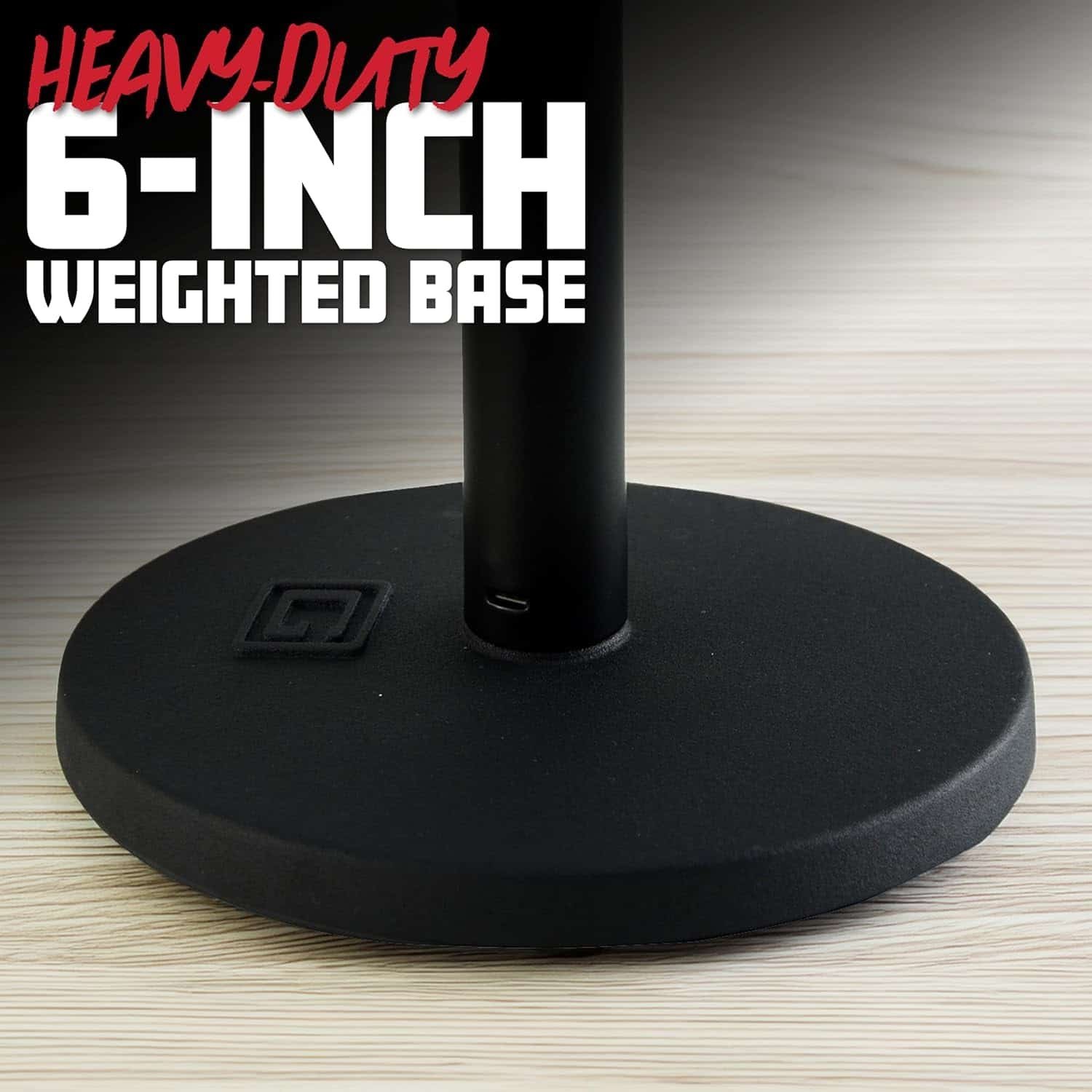 689247fe8329b5bd179a43ae167047fe23d9e286a0a17ae7d6742.jpg Gator Frameworks GFW-MIC-0600 Weighted Round Based Short Desktop Mic Stand