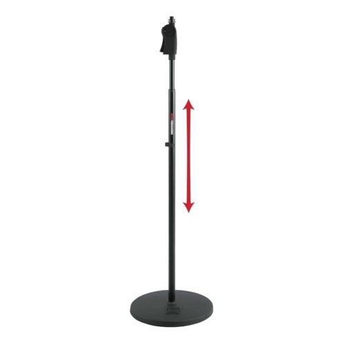 Gator Frameworks GFW-MIC-1201 12" Roundbase Microphone Stand - Black