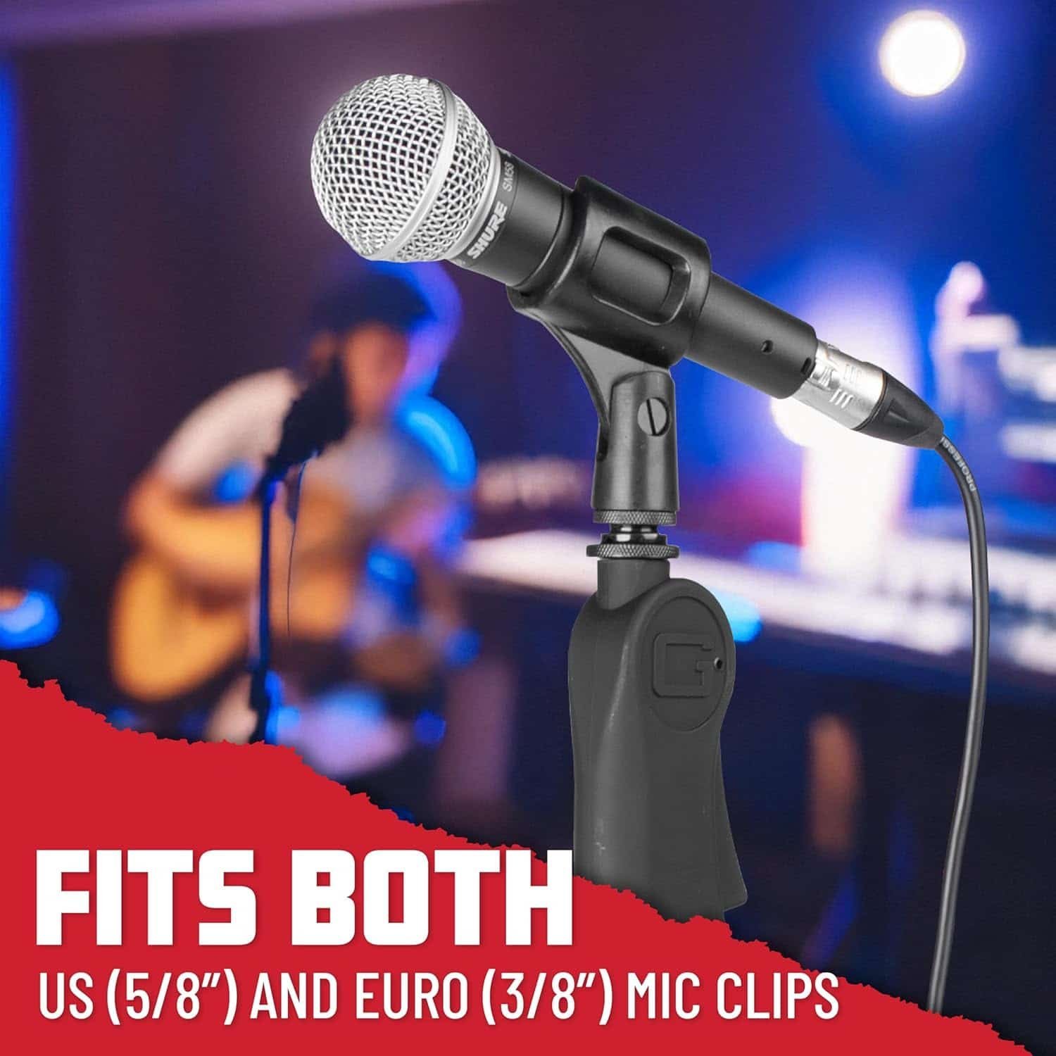 Gator Frameworks GFW-MIC-1201 12" Roundbase Microphone Stand - Black