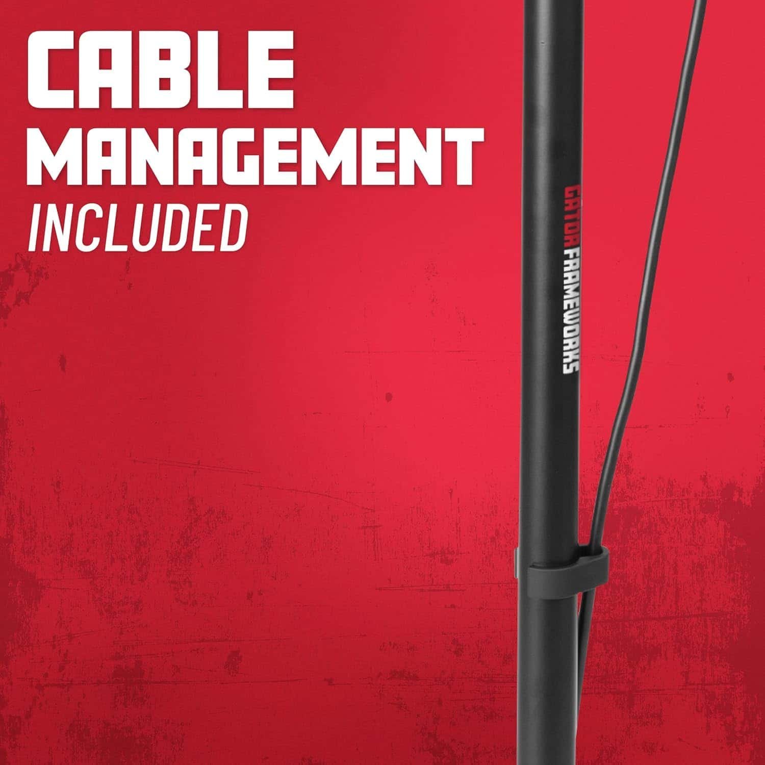 Gator Frameworks GFW-MIC-1201 12" Roundbase Microphone Stand - Black
