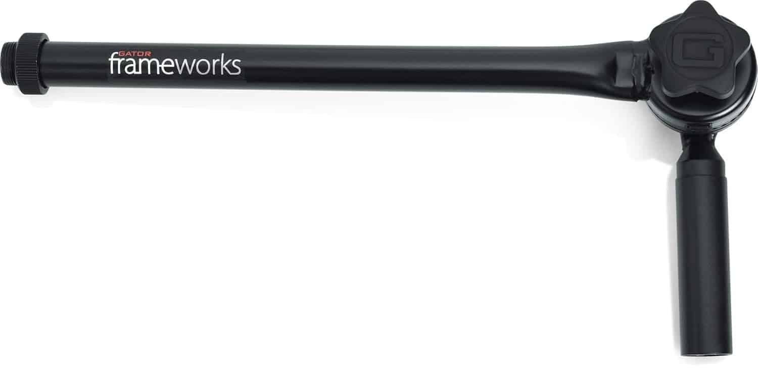 689248682a6f1ec84c6e19f2a5de107a463718fc99c6e53657266-1.jpg Gator Frameworks Adjustable Angled Mini Interlocking Design 16 Inch Boom Arm (GFW-MIC-MINIBM16)