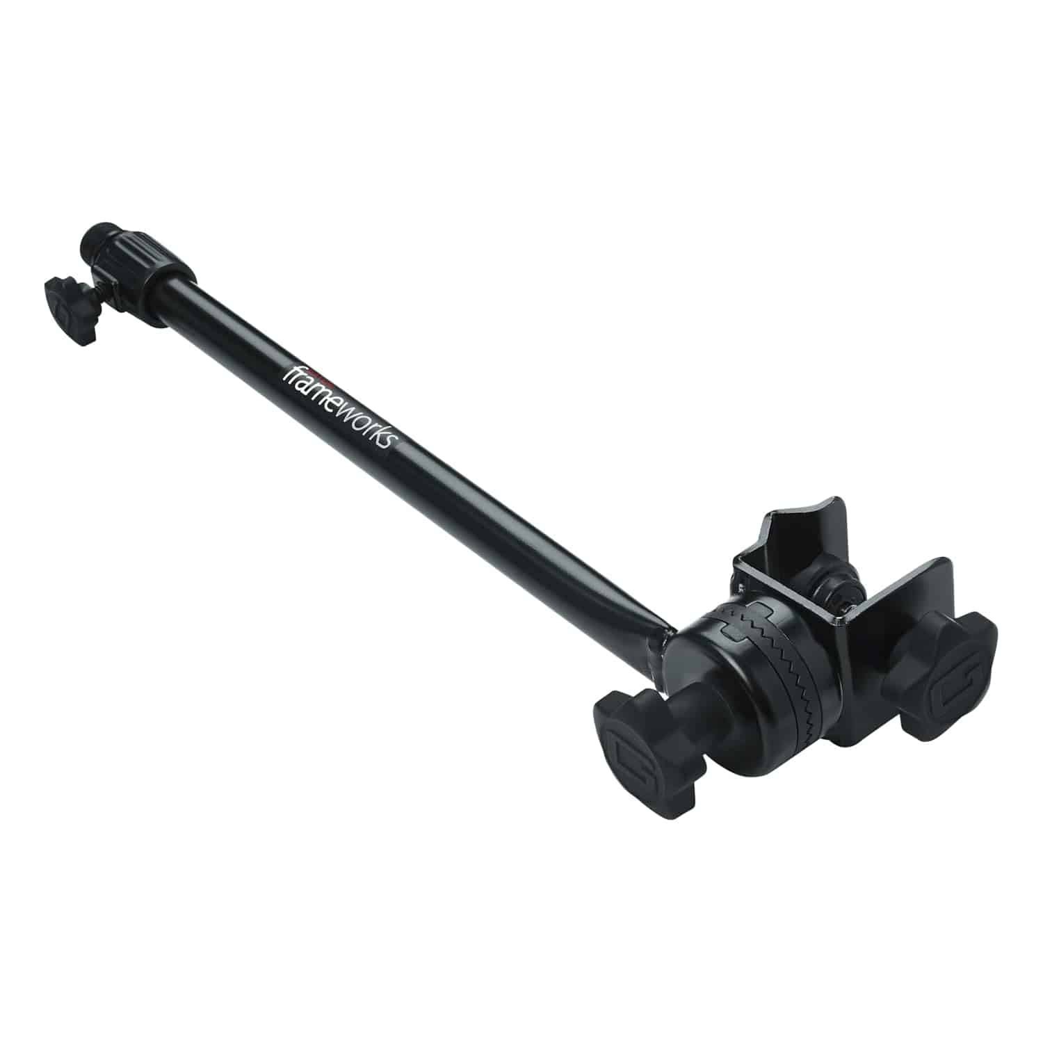 6892486a64ea1f940396f4ea768d5a4fb96b1d204e32ed1be2c7f.jpg Gator Frameworks Adjustable Angled Mini Interlocking Design 16 Inch Boom Arm (GFW-MIC-MINIBM16)