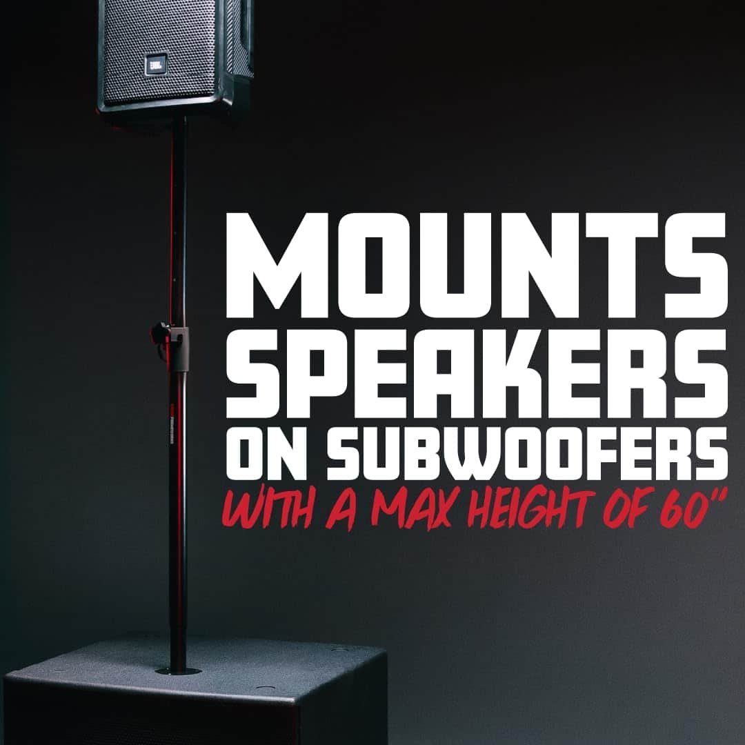 68924880f1fdb43f4049a88480fd6c29a8495391d64e032cb56f6-1.jpg Gator GFW-SPK-SUB60 Speaker Stand (Black)