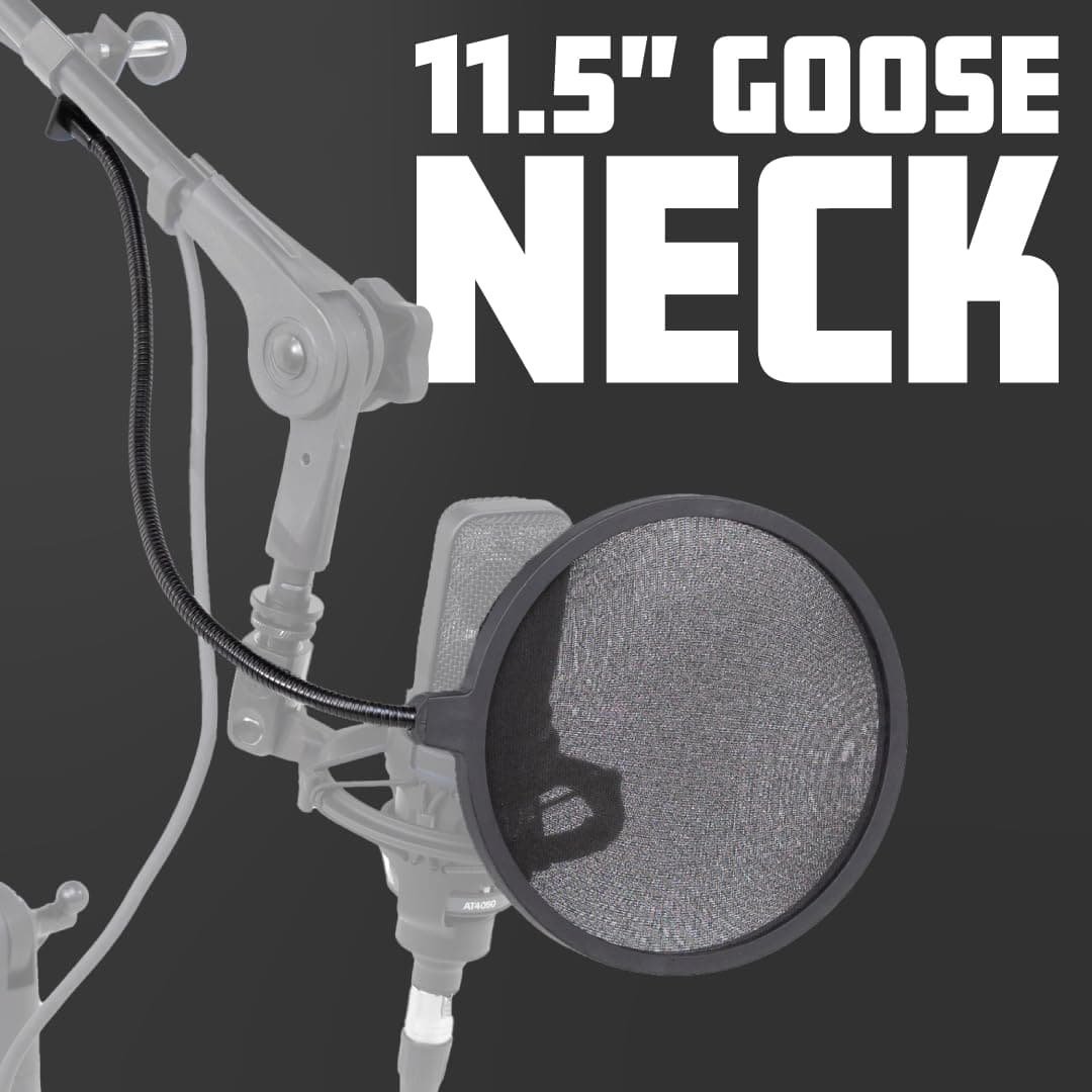 689248d4add08d445ef7a296e1e90dbe116fe7cc2ee802335435a-1.jpg Rok-It RI-POPFILTER Single Layer Microphone Pop Filter