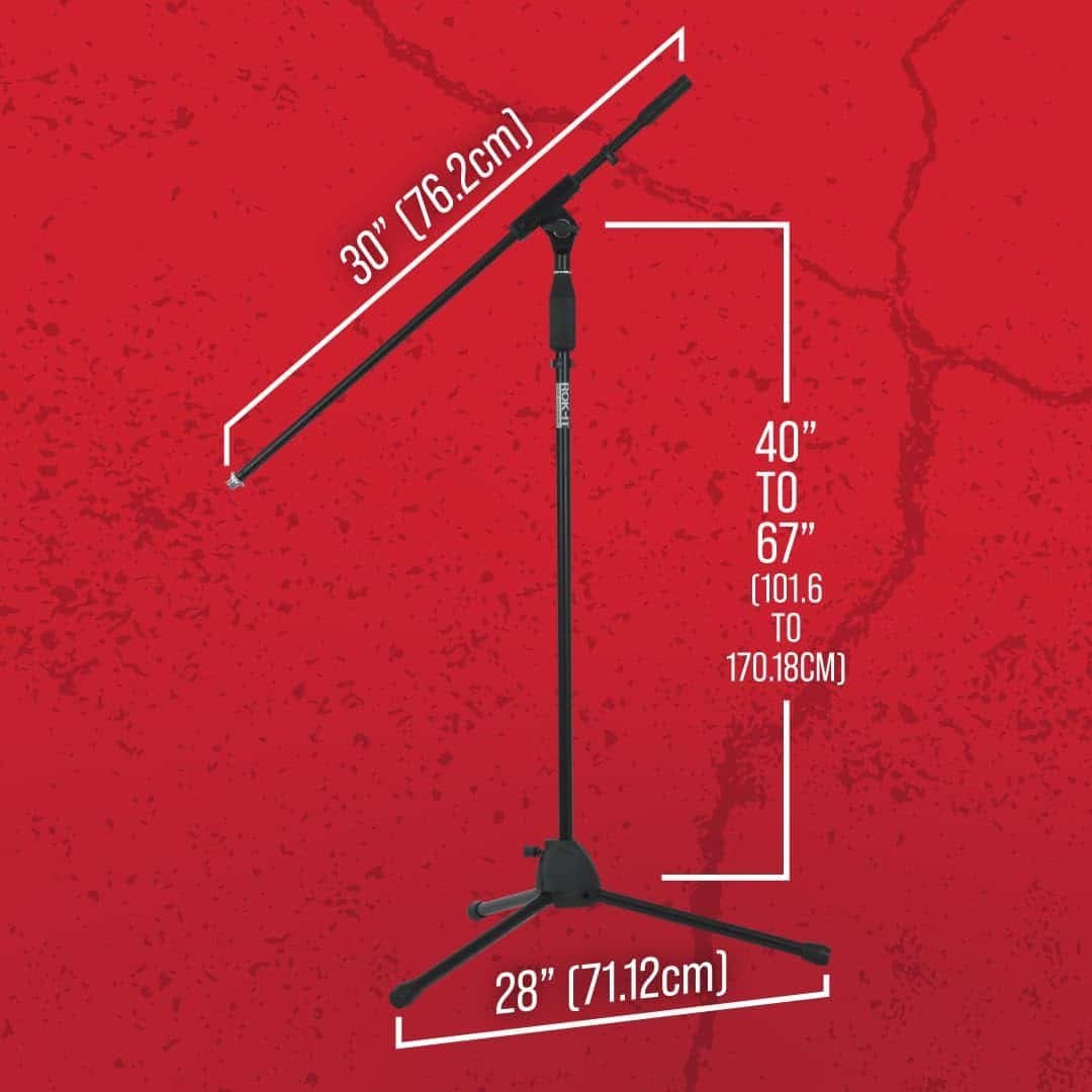 Gator ROCK-IT MICTP-FBM Fixed Boom Tripod Stand
