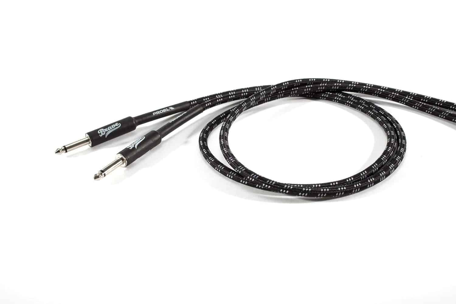 PROEL BRV100LU3BW Brave High Performance Instrument Cables, 3M
