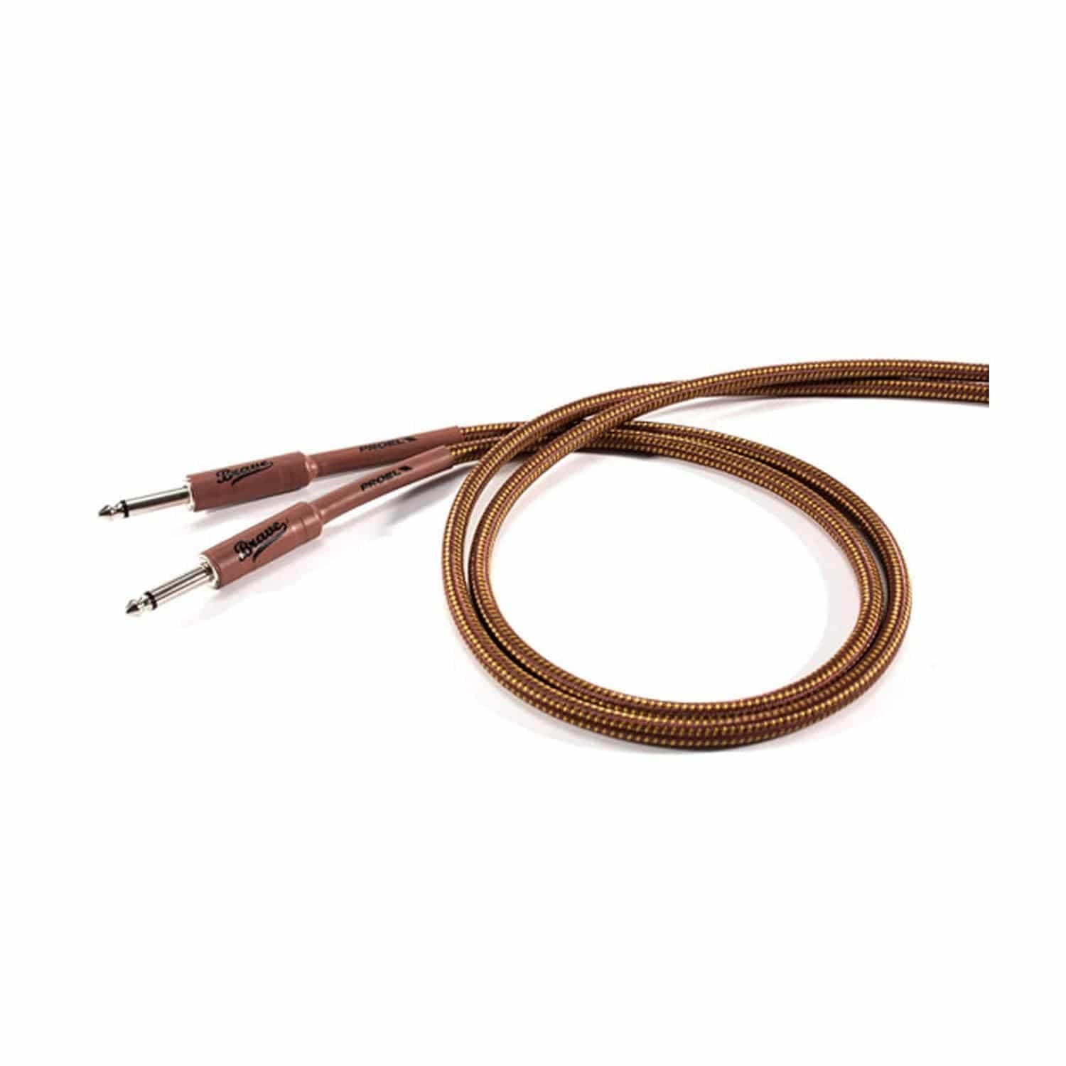PROEL BRV120LU3BY Brave Series Instrument Cable, 3M