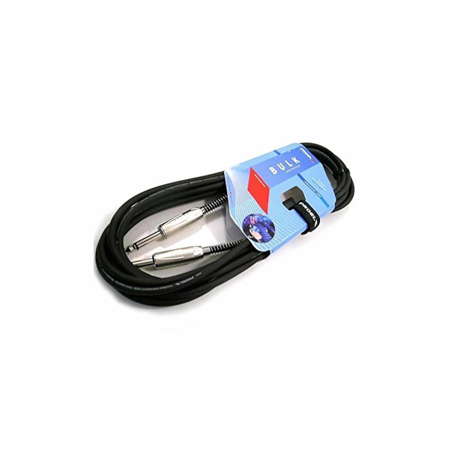 Proel bulk100lu5 Professional Audio Cable Jack Mono 6.3 mm to 6.3 mm Jack Mono - 5 mt.