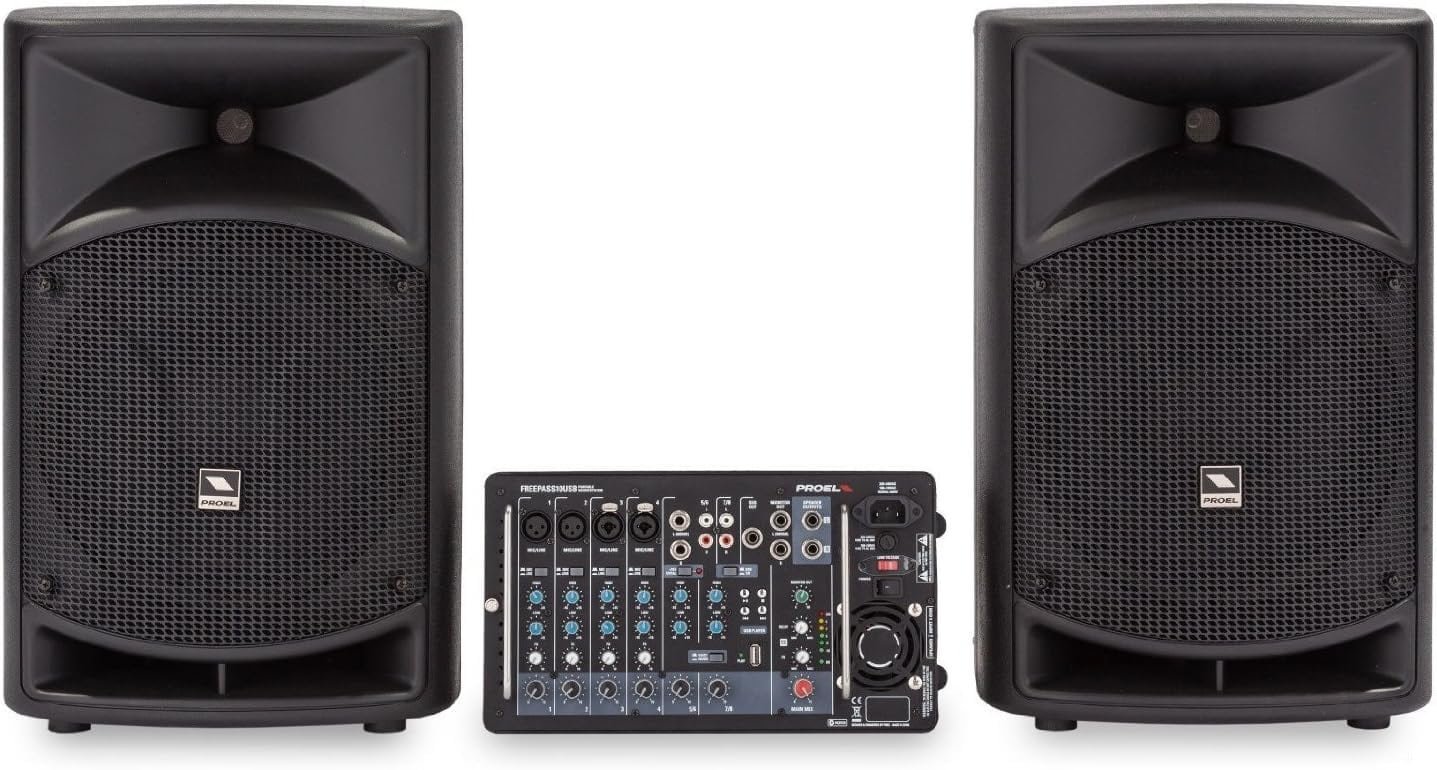 PROEL FREE PASS 10 USB Portable Audio System